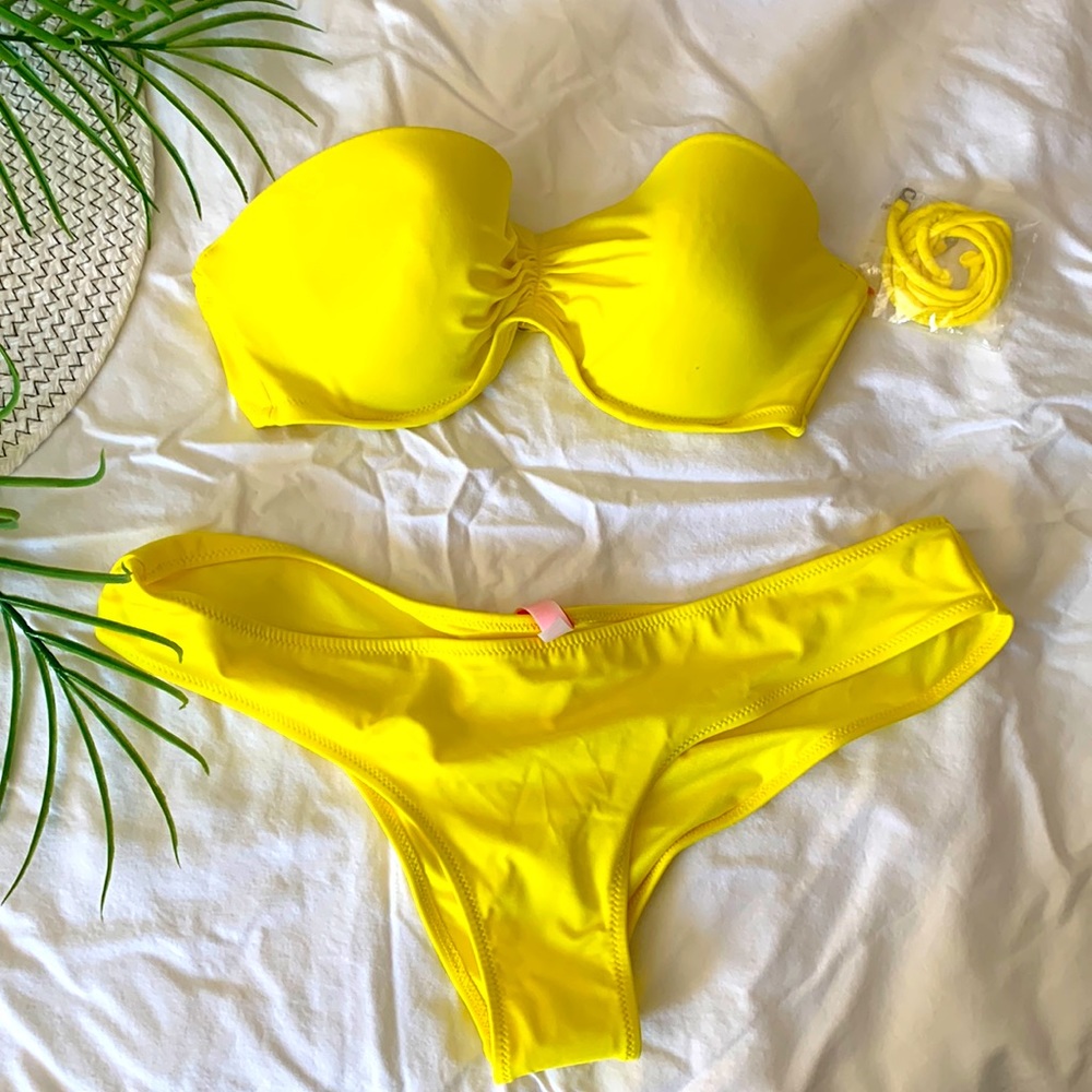 Victoria’s Secret Bikini Set in Sunshine Yellow. BRAND NEW
